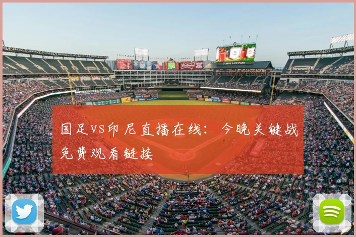 国足vs印尼直播在线：今晚关键战免费观看链接