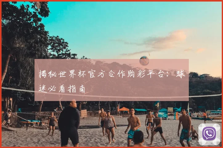 揭秘世界杯官方合作购彩平台：球迷必看指南