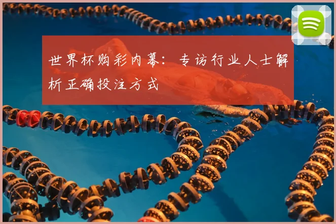 世界杯购彩内幕：专访行业人士解析正确投注方式